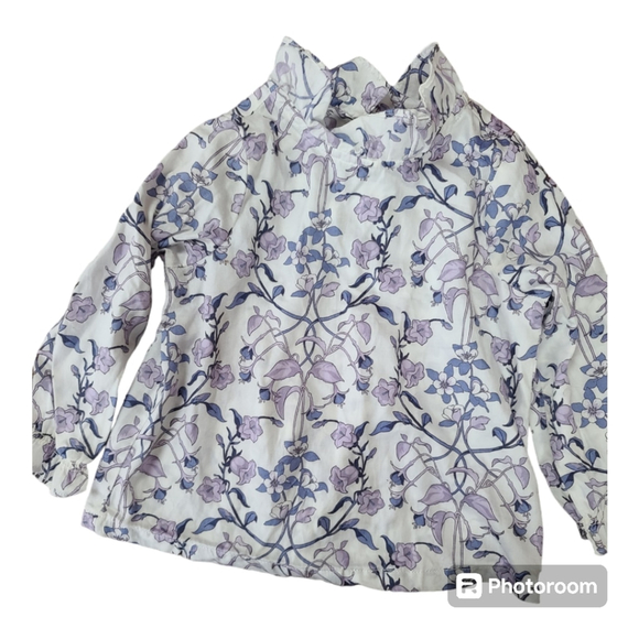 Janie & Jack Blouse 12-18 Mos Ruffle Collar - Picture 2 of 6